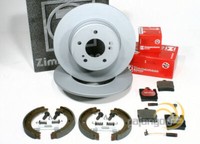 Zimmermann Bremsscheiben BeläGe Handbremse Hinten FüR Mercedes CLK [A209 C209]
