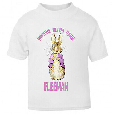 Printed with Your OWN Message Peter Rabbit In The Garden Unisex T Shirt