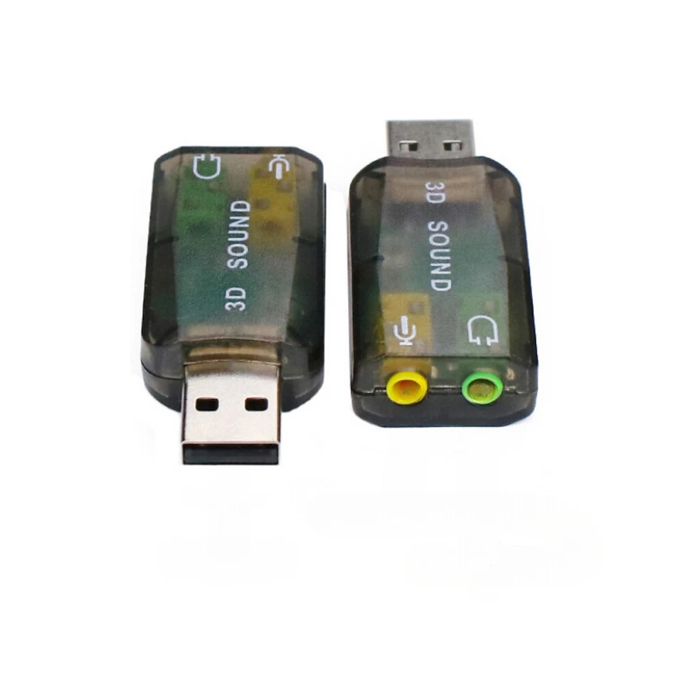 Sound Card 3D Mic Speaker Virtual Audio Adapter External 5.1 Channel for Laptop - Image 4 of 4