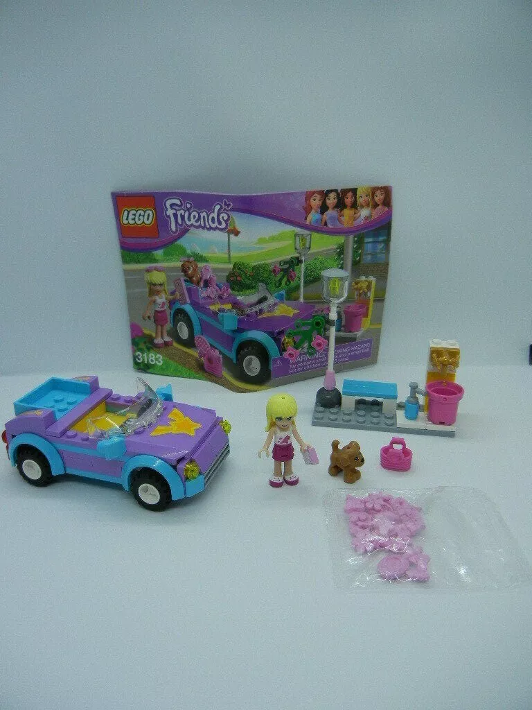 Friends Stephanie&#039;s Cool Convertible car set w/ manual, 100% complete | eBay