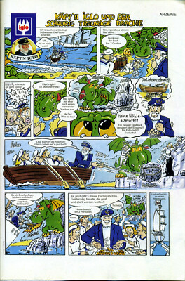 Iglo -- Captain IGLO and the Eerily Sad Dragon -- Comic -- 1990 Advertising -