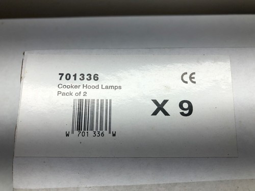 36 x Wickes Lámparas Campana Cocina Bombillas, 40w SES. Venta al por mayor, lote de trabajo, stock de reventa. - Imagen 5 de 5