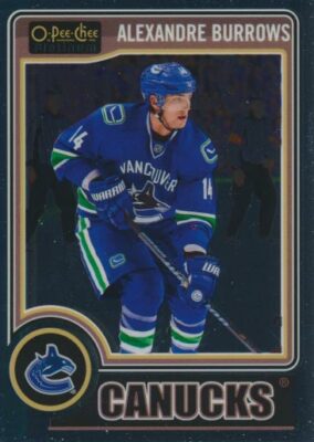 2014-15 OPC Platinum #146 ALEXANDRE BURROWS - Vancouver Canucks