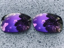 ETCHED POLARIZED PURPLE MIRROR REPLACEMENT LENSES FOR OAKLEY RAVISHING