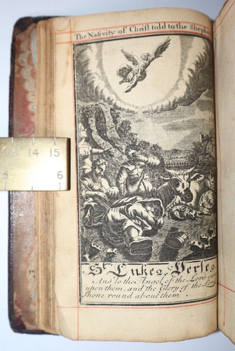 1750 Book of Common Prayer Psalms Baskett Edition Full Leather Binding 50 Plates - Picture 14 of 24