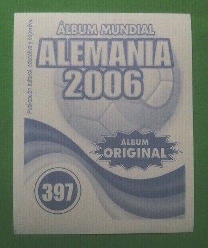 2006 Navarrete Germany World Cup FIFA #397 DAVID ALBELDA Spain Team Sticker - 第 2/2 張圖片