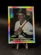 1998 Topps Chrome - Fred McGriff #349 Refractor - RARE Short Printed
