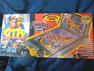 Crash Team Racing Electronic Pinball Machine 1999 *Never Opened*