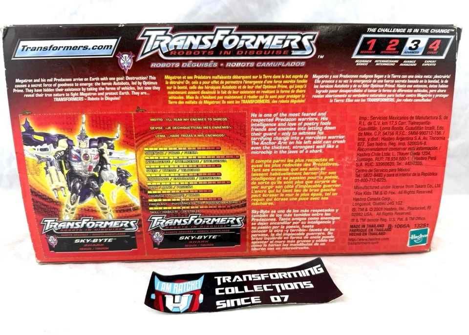 Transformers 2001 Robots In Disguise RID Sky-Byte MISB - Image 2 of 2