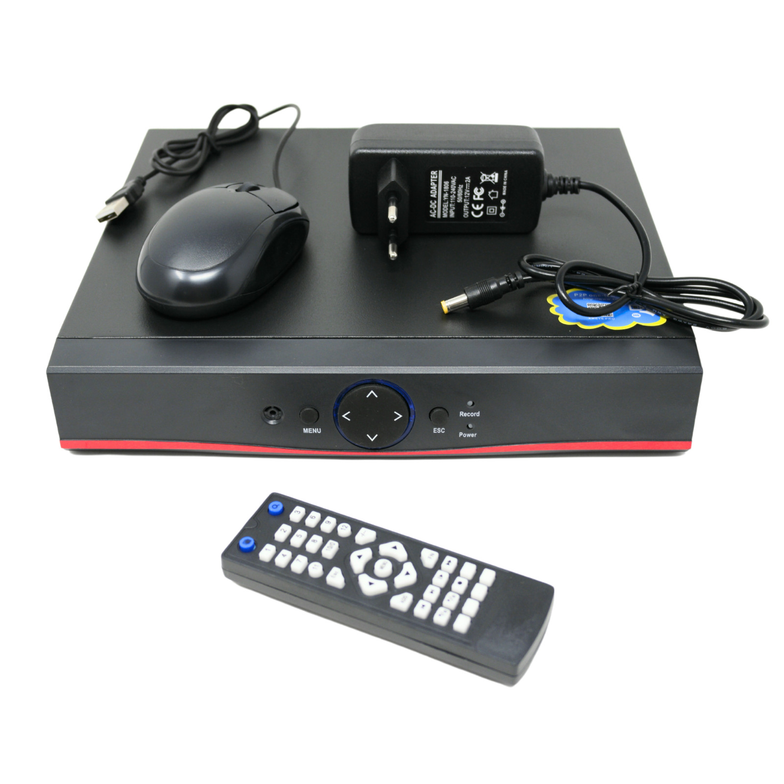 DVR 8 Canali H265 HDMI Cloud AHD Ibrido