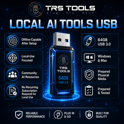 #ad 64GB Local AI Toolkit USB – Community AI Resources for Windows amp; Mac $54.99