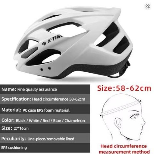 X-TIGER Cycling Helmet LED Light Rechargeable Brim Design Road Mountain Bike - Picture 6 of 11
