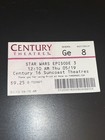 STAR WARS EPISODE III REVENGE OF THE SITH Midnight Premiere MOVIE TICKET STUB — photo 5