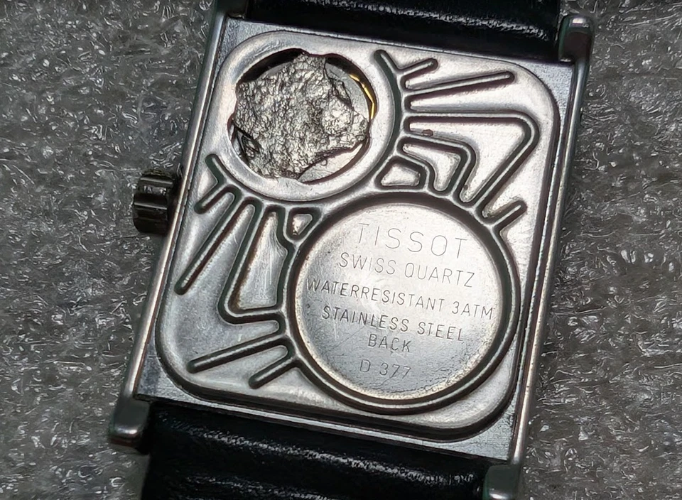 SELTENE TISSOT TWO TIMER D377 TANK MODELL HERREN SWISS MADE UHR EDITION VERKAUF ALS - Bild 3 von 4