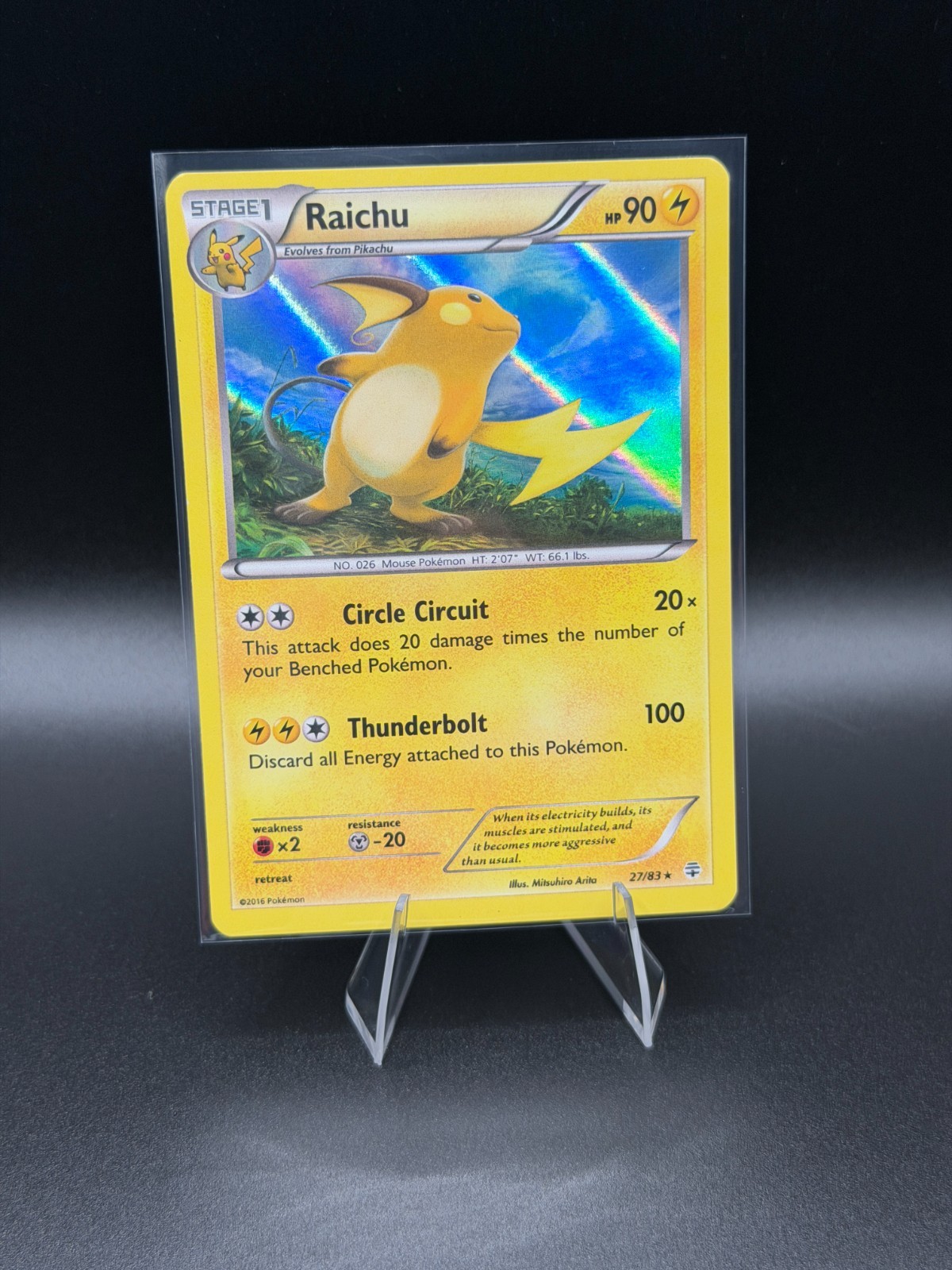 Raichu 27/83 Generations Holo