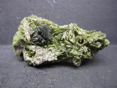 Epidote and Axinite Crystal Cluster, Canta Artisinal Mining, Peru #5