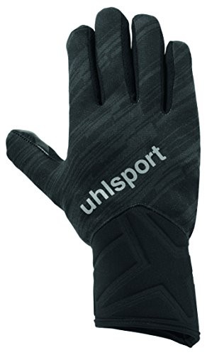 Gants joueur de champ Uhlsport Nitrotec en polyester spécial hiver noir