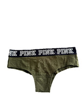 Victoria's Secret PINK Logo Cheekster Panty Sage Green