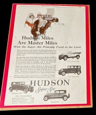 Hudson Ad Super-six 1929 Original Ad The American Magazine Hudson Super Six