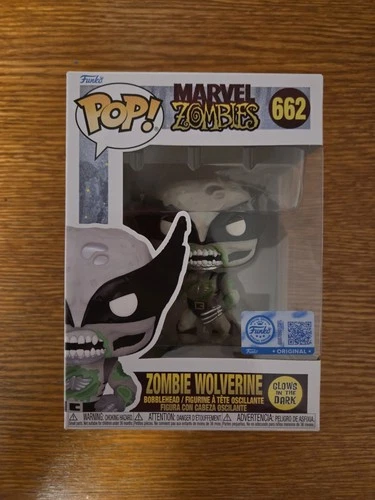 Boxlunch Exclusive Marvel Glow Zombie Wolverine Funko POP!