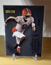 Justyn Ross 2022 Wild Card Matte Black Blue Foil /200 MB-66