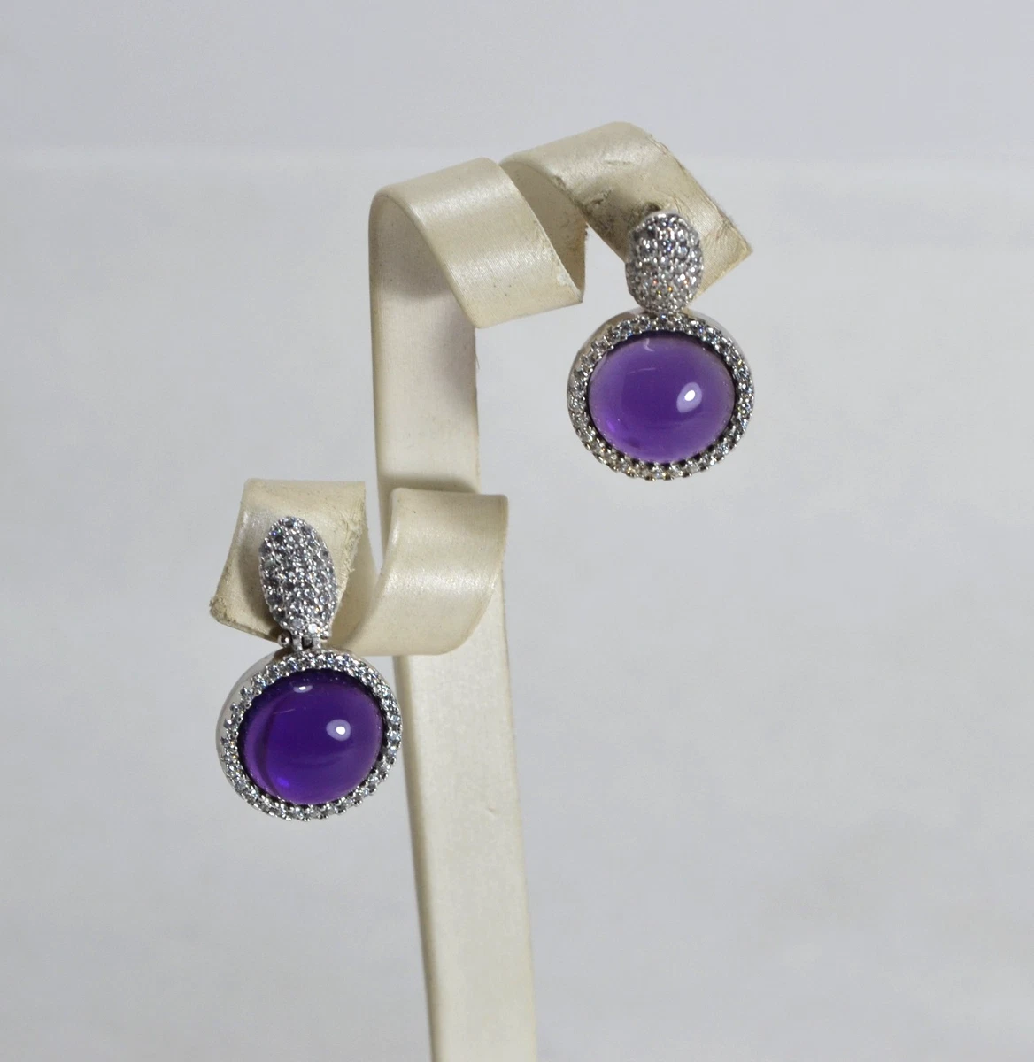Orecchini pendenti Amethyst Rose - Gioielli - Orecchini - di Crysta
