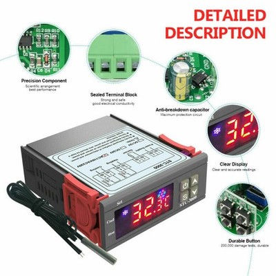 Temperatur Steuerung Thermostat STC 3000 digital elektronisch mit Sensor