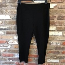 EXPRESS Women's Black Ponte Stretch High Waist Knit Pants XL