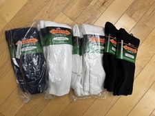 11 pairs EXTRA WIDE Athletic Comfort Fit Crew Sports Socks USA Large