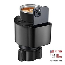 Car Cup Holder Expander with Adjustable Base, Fits Bottles 16-46 OZ