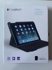 Logitech Type Protective Case with Integrated Keyboard for iPad Air 1st Gen -...