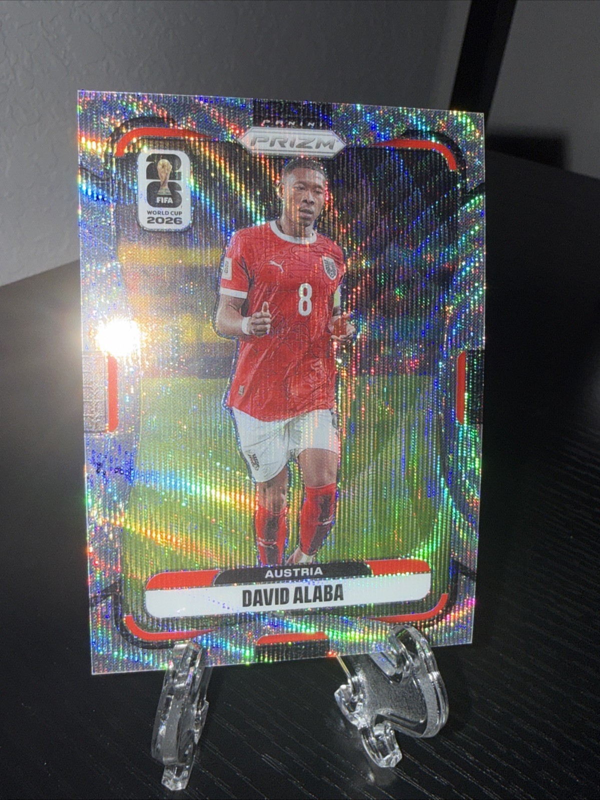 2026 Panini Prizm FIFA World Cup David Alaba Silver Prizm Austria #146