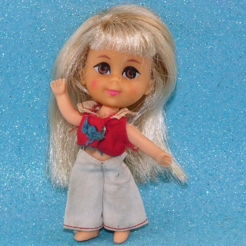 Vintage 1960s Mattel Liddle Kiddle LOLA Liddle Sailor doll w/ pants & top