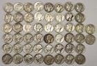 New ListingRoll of 50 Silver Mercury Dimes $5 Face Value 90% Silver Coins Mixed Dates  VM2