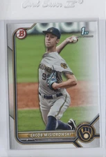 JACOB MISIOROWSKI 2022 Bowman Draft #BD132 Gray Back  **Small Def** ***READ*