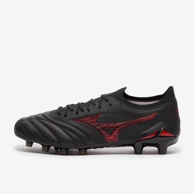 Mizuno Herren schwarz & rot Morelia Neo IV Beta Japan FG Fußballschuhe UK 10 R#1518