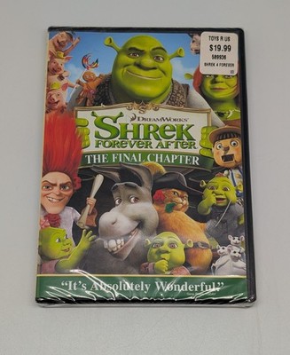 NEW SEALED Shrek Forever After: The Final Chapter DVD 2010 w/ Toys R Us Sticker