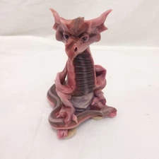 Vintage Trulls Dragon's Lair Dragon Fantasy Candle Sculpture, 6 in. Ken Reddie