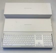 Lot of 3) Apple Aluminum Wired Keyboard A1243 & Apple Mouse A1152 Combo