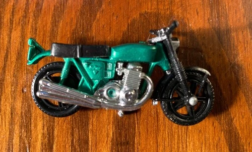 MIB Matchbox Superfast #18 Hondarora Motorcycle in Box Lesney 1978 Green