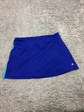 Champion Athletic Skort Skirt Womens Size Medium Blue Short Double Dry Mini