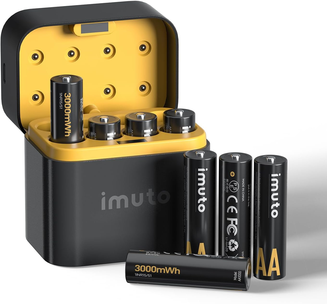 AA Ricaricabili Litio 1.5V 3000Mwh | Output Costante | Performance Pro