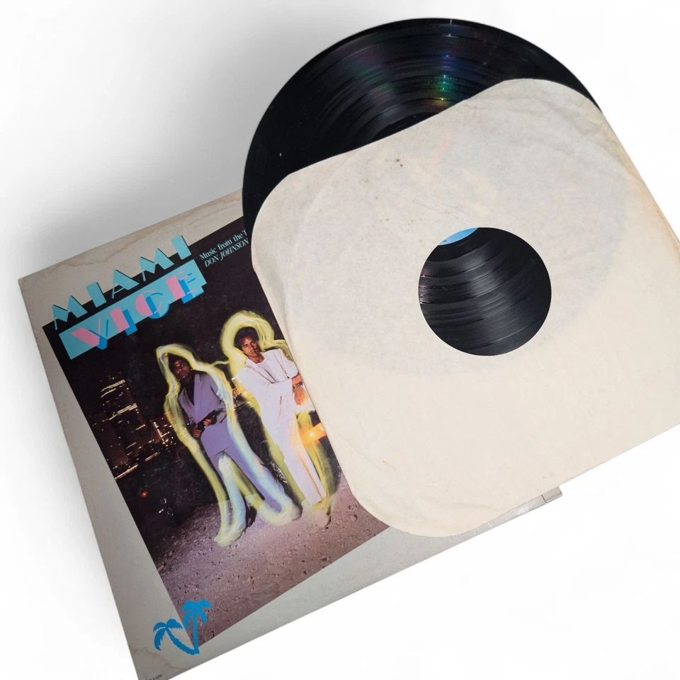“MIAMI VICE” TV Series Music 1985 LP, MCA-6150. - Image 3 of 3