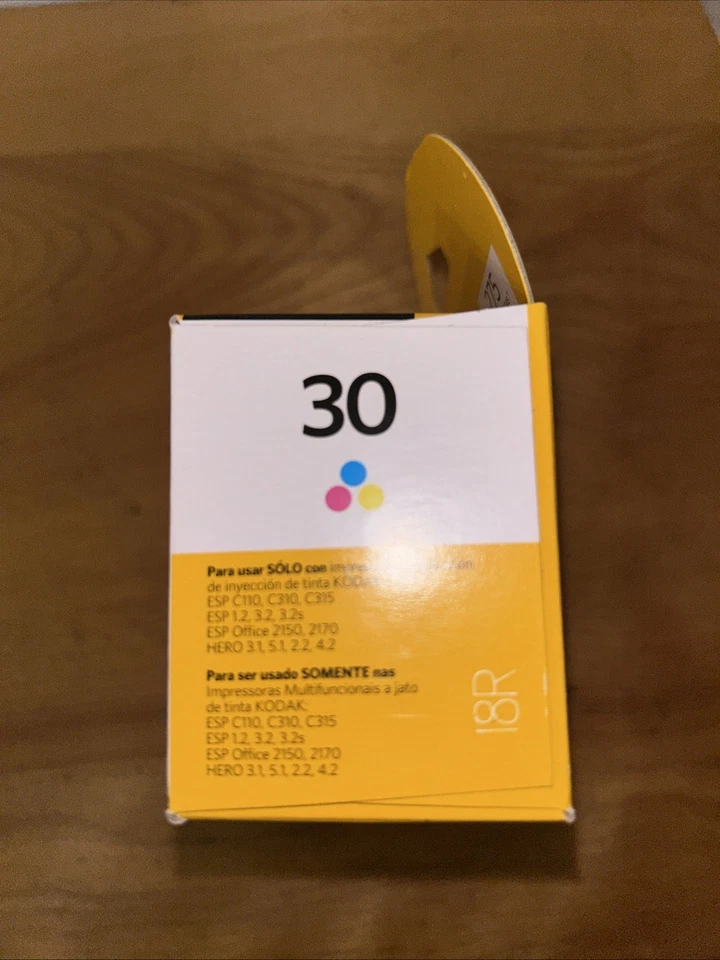 Kodak 30 Tri-Color Ink Cartridge 275 Pages (102 2854) - Image 4 of 4