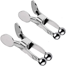Nipple Clip Clamps with Stainless Steel Spring Clip, Adjustable Weight Metal Nip