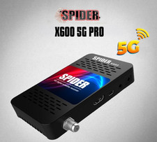 SPIDER X600 5G WIFI 10 YEARS Satellite Receiver TV Box Latest Global Technology