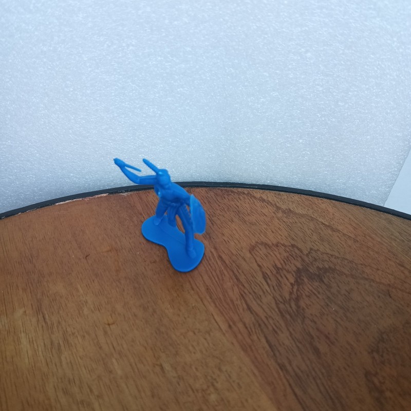 Vintage Ja Ru: Plastic Blue Indian Figure