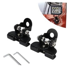 Car Hood Light Bar Non-Destructive Fixing Bracket Adjustable LED 2 PCS Black