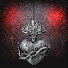 Gothic Sacred Heart Light Pull | Gothic Bathroom Decor | Sacred Heart Pull Cord