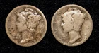 1921 & 1921-D MERCURY DIME OLD U.S. TYPE COINS